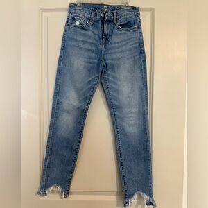 7 For All Mankind Roxanne Ankle Straight Leg Jeans